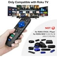 2 Pack Replacement Remote Controls for Roku TV, Compatible with TCL/Hisense/Sharp/Philips/Onn/Elem