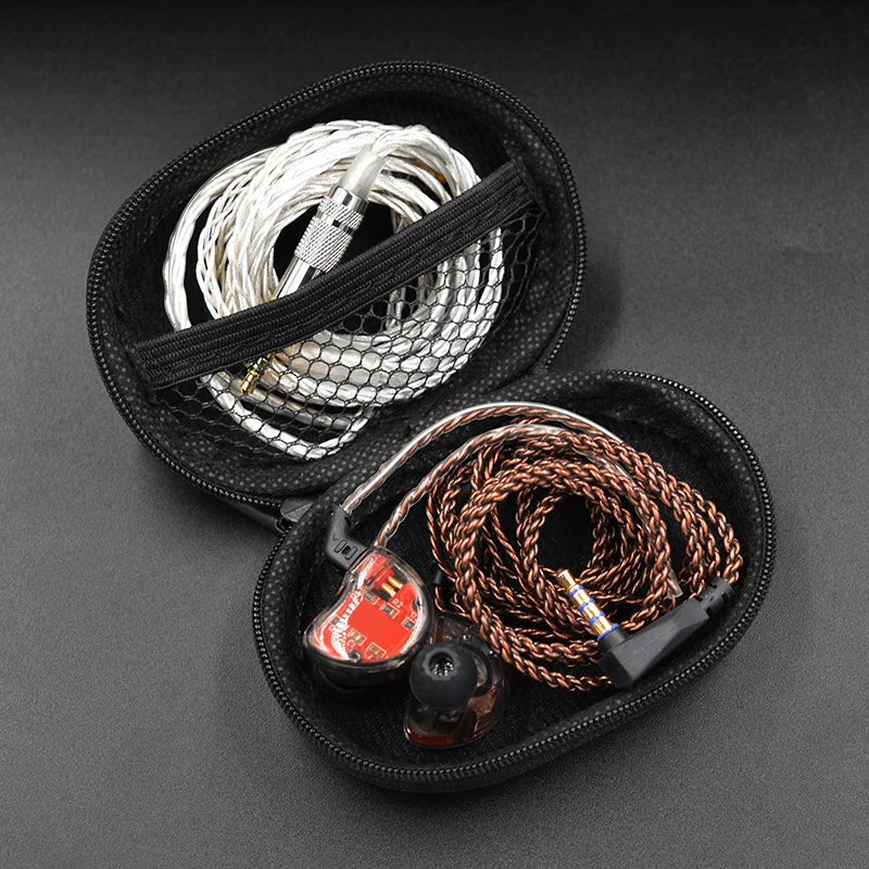 Compact Earphone Storage Case - Shockproof & Durable