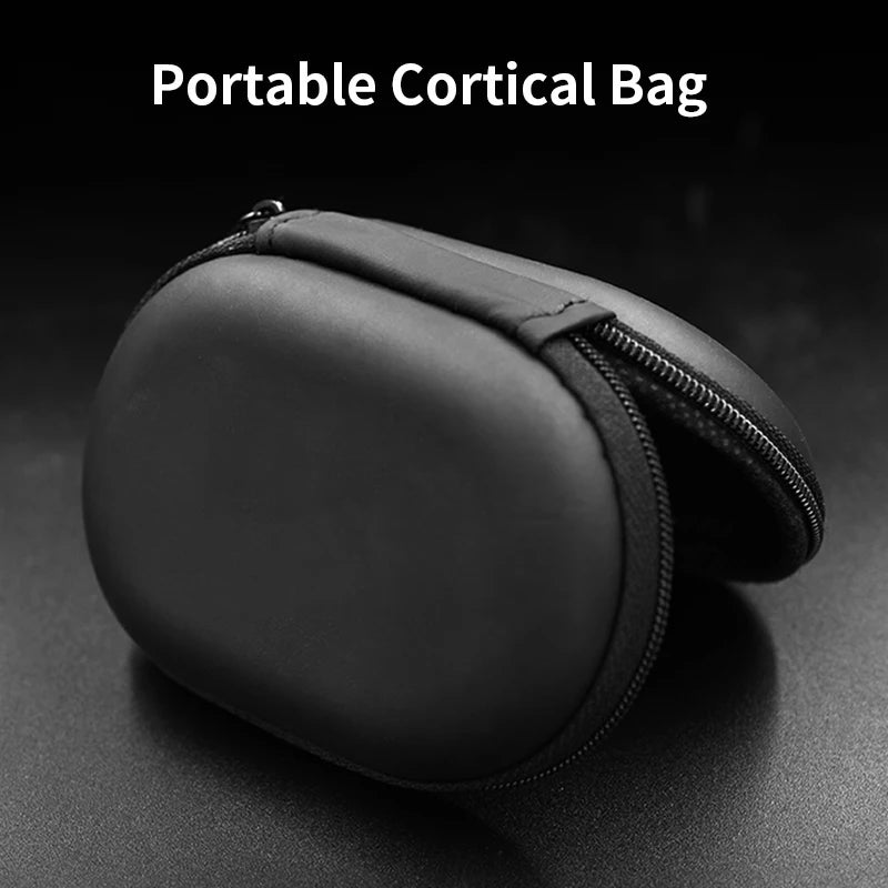 Compact Earphone Storage Case - Shockproof & Durable