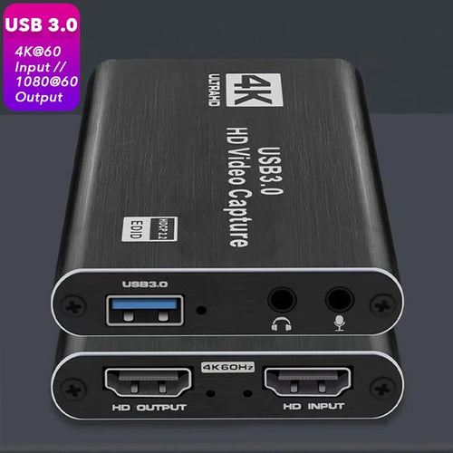 4K HDMI input / 1080P 60Hz output for smooth, high-quality video