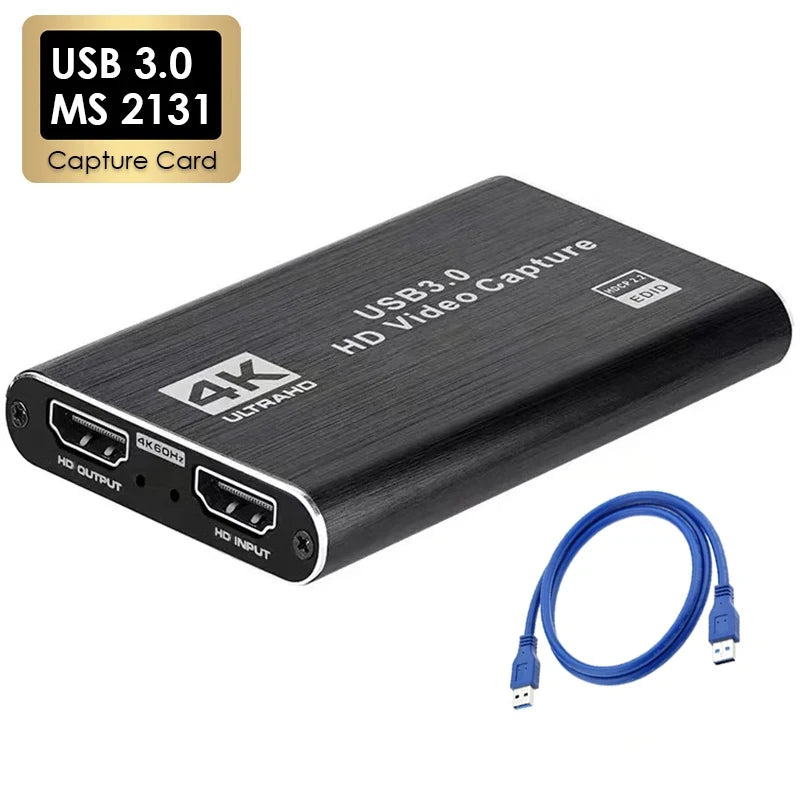 4K HDMI input / 1080P 60Hz output for smooth, high-quality video