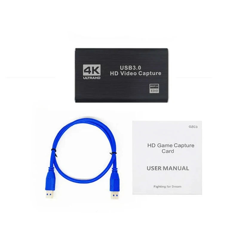4K HDMI input / 1080P 60Hz output for smooth, high-quality video